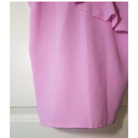 Camisole top, Narrow adjustable shoulder straps and ruffles at neckline - Picture 4 of 5